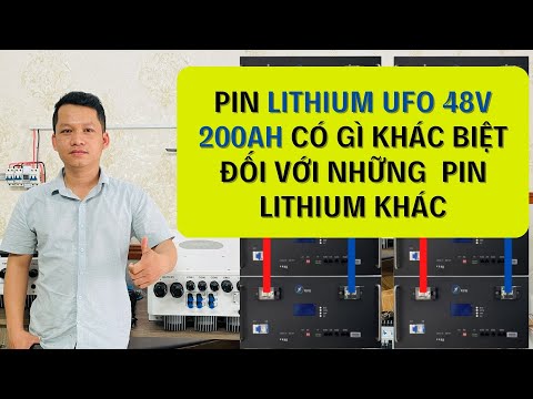 Video PIN LITHIUM UFO 48V 200AH CÓ GÌ KHÁC BIỆT ĐỐI VỚI... - youtube