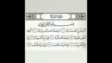 سورة الشرح | على الحذيفي
