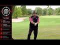 How to hit a golf ball up against a tree