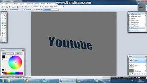 How to make 3d text in paint.net Part 2
