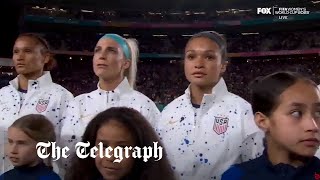 video: Just three US players sing national anthem at World Cup