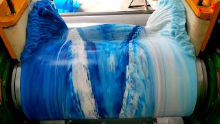 Silicone rubber color mixing | Oddly satisfying silicone color mixing