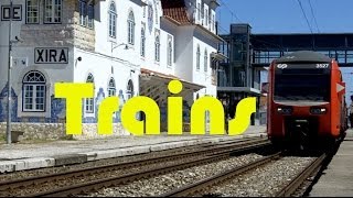 Comboios em Portugal | Registo de Arquivo | Portugal Motion Stock