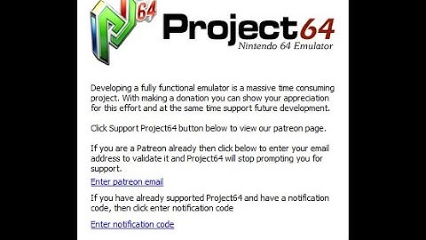 How to skip Project 64 support/donation box and 30 seconds timer! (Check description)