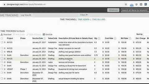 DesignerLogic: time billing stopwatch