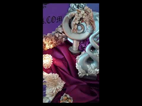 نمادی از چیدمان سفره عقد صدف            