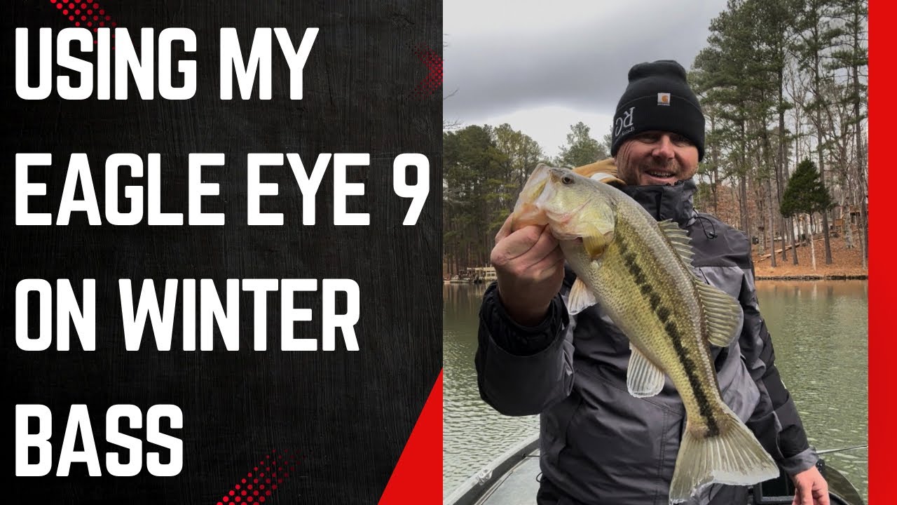 Using my Eagle Eye 9 to catch winter bass on Lake Gaston