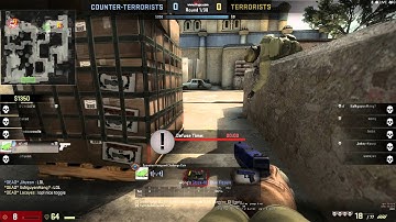 CS:GO - Sick 1v4 B retake!