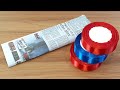 BEST CRAFTING WITH COLOR RIBBON & NEWSPAPER | AMAZING WALL HANGING DECOR IDEA