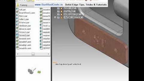 Solid Edge Video Quick Tip #039