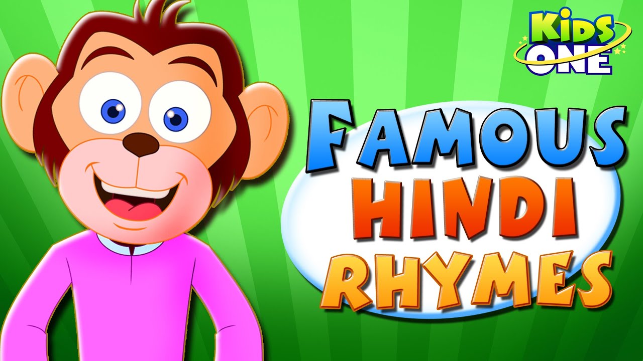 Famous Nursery Rhymes in Hindi Collection of Ten Rhymes KidsOne