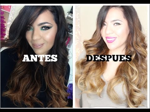 Como decolorar el cabello ♥BeautybyNena - YouTube