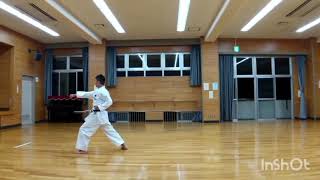【日本空手協会】参段(さんだん) 受験 移動基本審査   JKA  Karate Sandan  Kihon 🆕 test『浦和謙武』2022.4　訂正あり