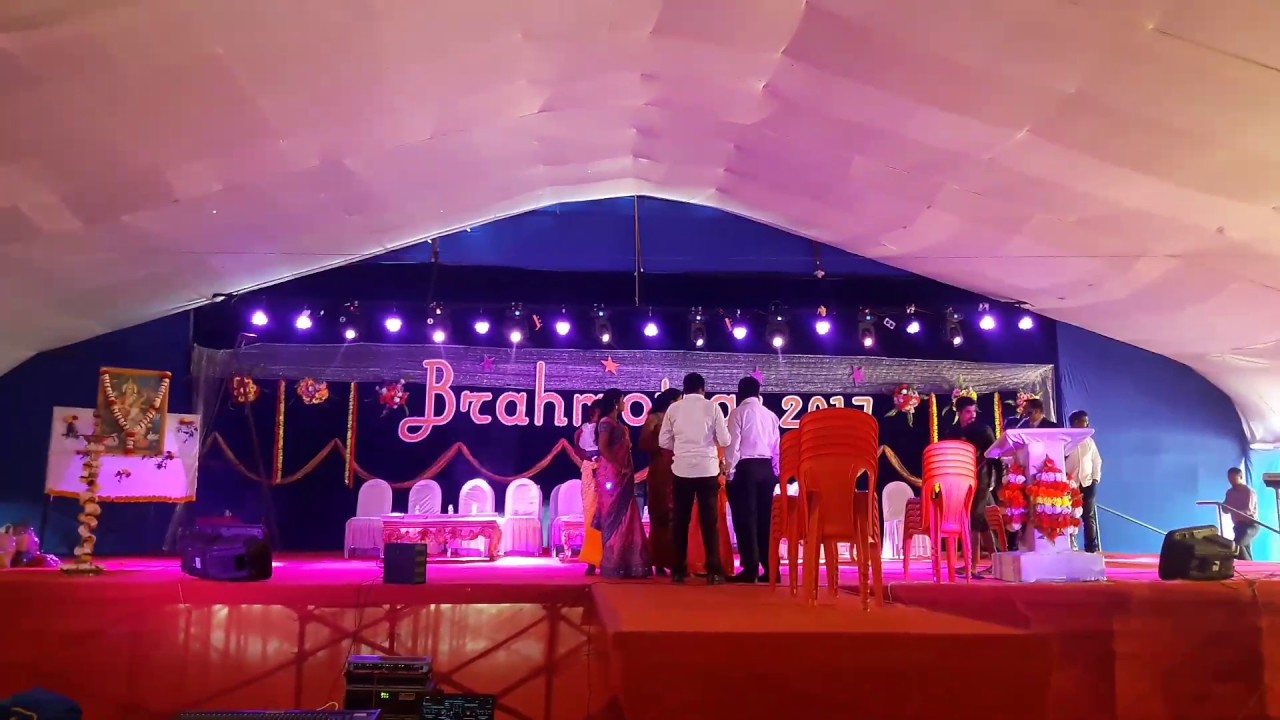 Lights setup for Brahma Valley College Nashik gathering 2017 (Version