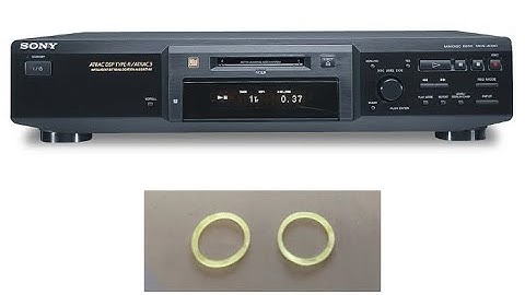 Mini Disc Drive Belt Replacement - For Load / Eject Issue - MiniDisc Repair