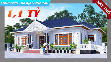 Khám Phá Mẫu Nhà Vườn Mái Nhật Tân Cổ Điển Xây Thô 1,1 TỶ Tại Huyện Long Điền Tỉnh Bà Rịa - Vũng Tàu