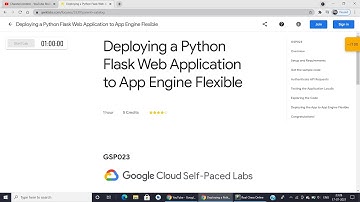 Qwiklabs   Deploying a Python Flask Web Application to App Engine Flexible GSP023