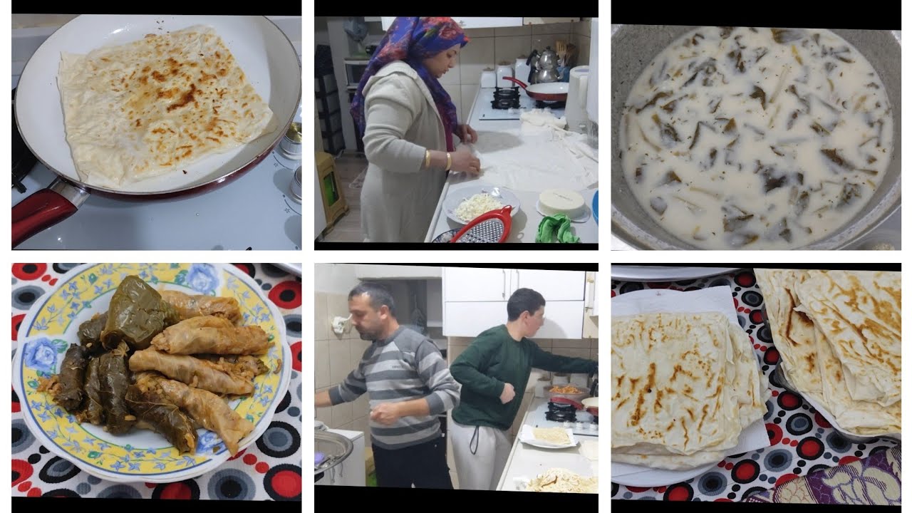 KAYINVALİDEMDEN SARMA DOLMA ANNEMDEN TOYGA ÇORBASI BENDE BÖREK YAPTIM♥️İFTAR SOFRAMIN BEREKETİ ❤️