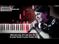 Cranberries - Zombie piano karaoke