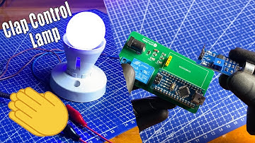 How to make a Clap controlled lamp using the Arduino Nano board | Step by step #pcb #arduinoproject