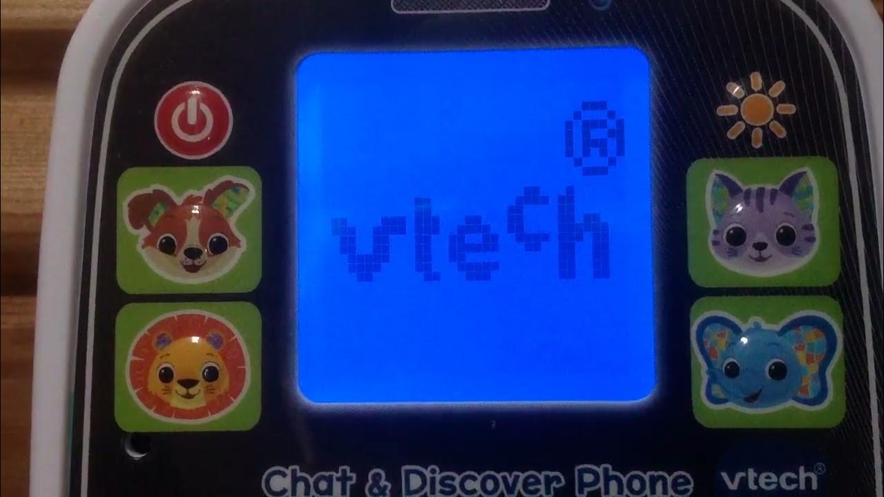VTech Chat & Discover Phone on Low Batteries YouTube