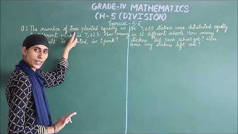 RIS || CLASS:- 4TH || SUBEJCT:- MATHS || CHAPTER:- 5 