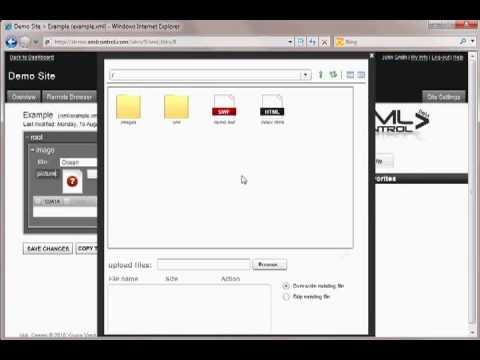A behind the scenes look of the CMS for Flash sites called XML Control