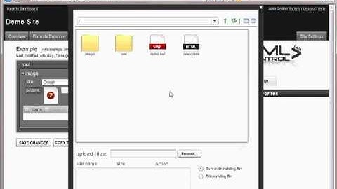 A behind the scenes look of the CMS for Flash sites called XML Control
