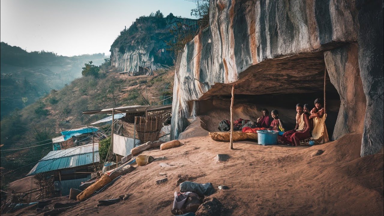 பாறை குகைக்குள் வாழ்ந்த மலைவாழ் நாங்கள்Mountain people wh lived in rock caves #forest #tribal #tamil