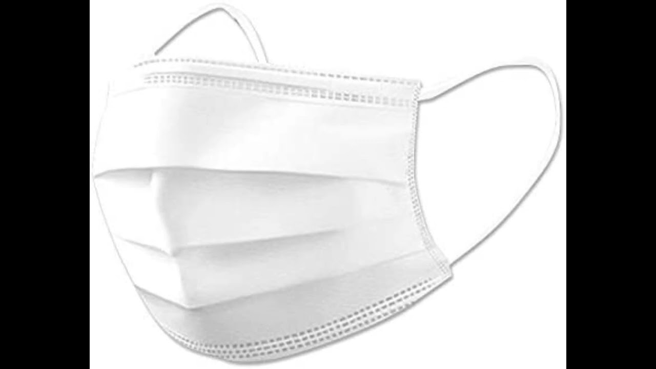 Disposable Face Masks White for Men and Women, Breathable 3 Layers Colorful Disposable Face Mask