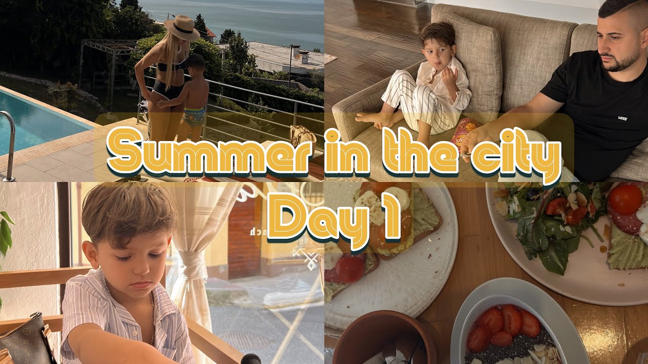 SUMMER IN THE CITY Day 1|Shkojme ne Shkoder|Roi trembet nga pishina e madhe😰