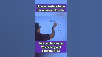 Number analogy #sscgd #maths #sscresoning #numberanalogy #ssccgl #numberpattern #reasoning #ssc