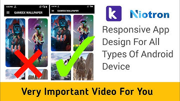 Responsive app design in kodular, niotron etc. very Important video for all of you