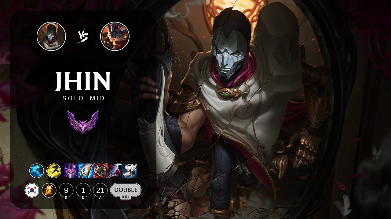 Jhin Mid vs Rumble - KR Master Patch 13.9