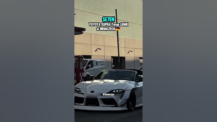 Se7en Toyota Supra Targa LBWK pojechała do Niemiec!