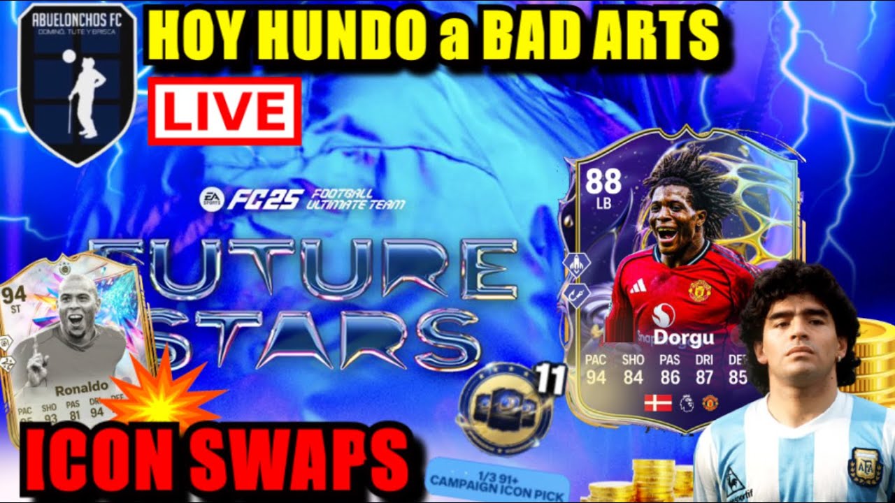 VUELVEN LOS ICON SWAPS (desde FIFA 23) y ARRANCA FUTURE STARS en FC 26 🔴 Hoy atracamos a BAD ARTS