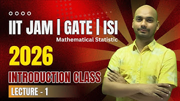 Introduction Class For JAM | GATE | CUET | ISI 2026