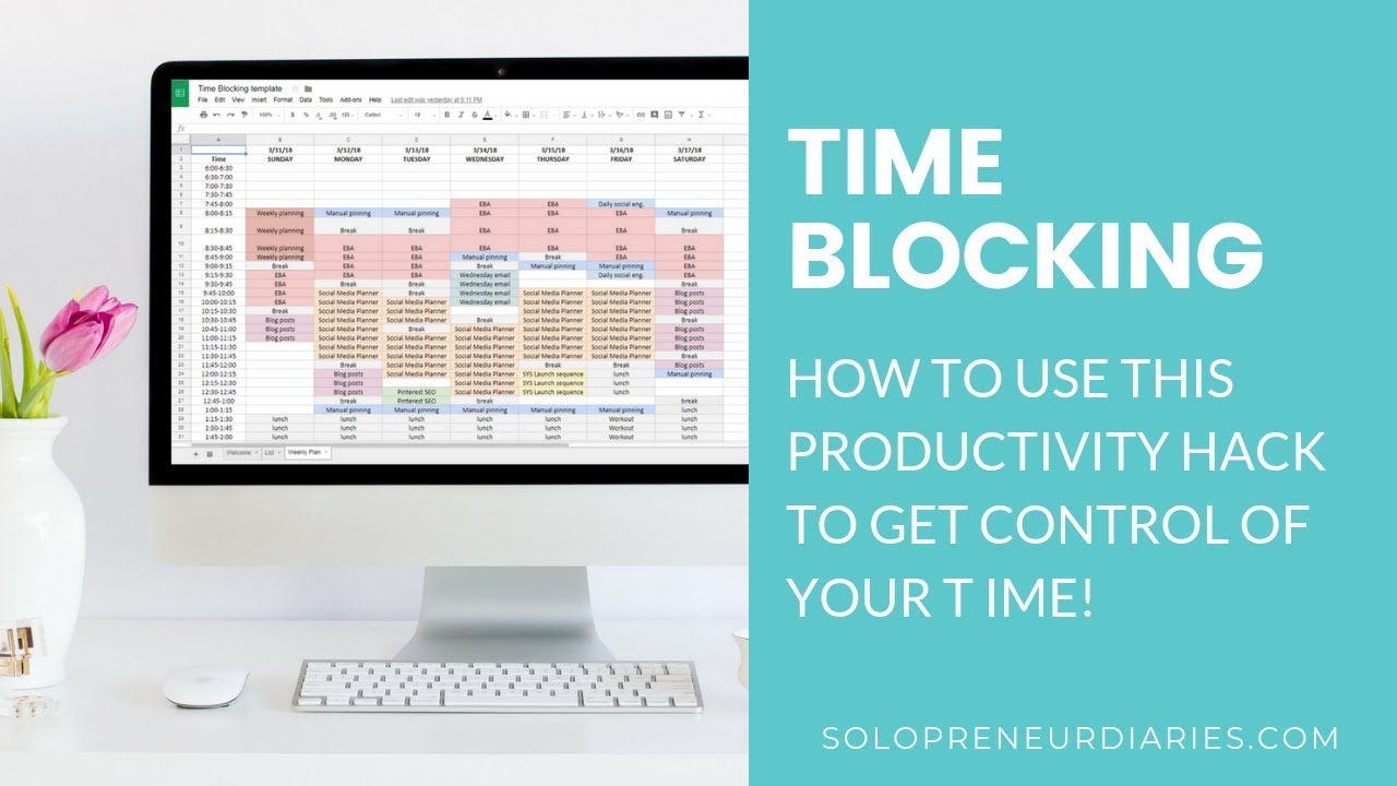Time Blocking: How to Use This Productivity Hack to Get Control of Your ...