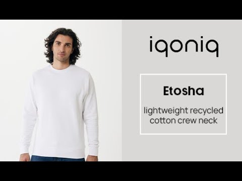 lightweight recycled cotton crew neck• Material: 100% cotton- 30% recycled/ 70% organic• Type: Brushed sweat• Fabric weight: 280 GSM• Fit: Modern fit• Availa...