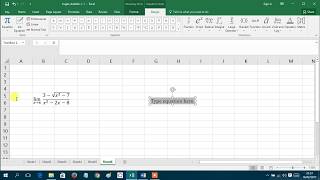 Cara menulis rumus matematika pada microsoft excel