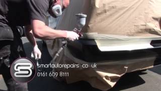 bumper scuff repair video by Smart Auto Repiars