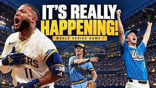 LIVE WATCH PARTY: Brewers vs. Rays World Series Game 1 | 44 YEARS in the Making!