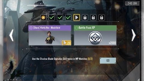 Use the Shadow blade operator skill twice in MP matches #gaming   #cod mobile