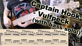 Vulfpeck - Captain Hook(incl. BASS SOLO!) [BASS COVER] - with notation and tabs chords