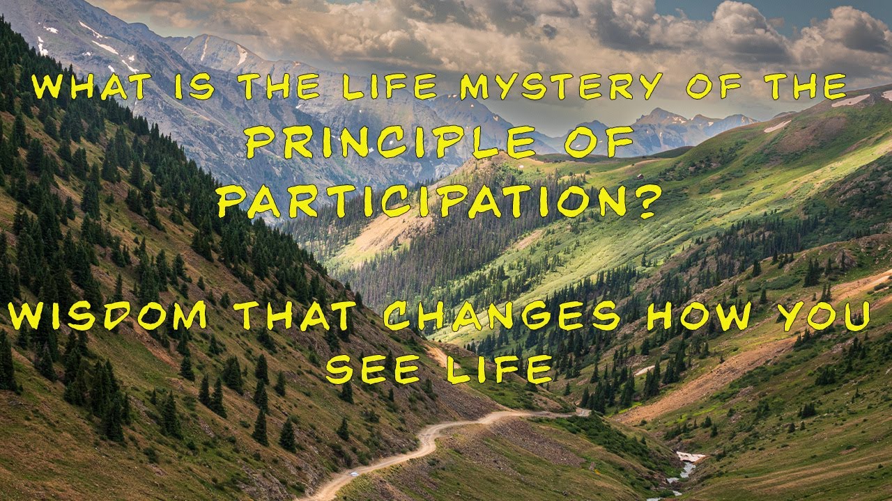 6th Principle - Participation - What Is the Life Mystery & Wisdom That Changes How You See Life