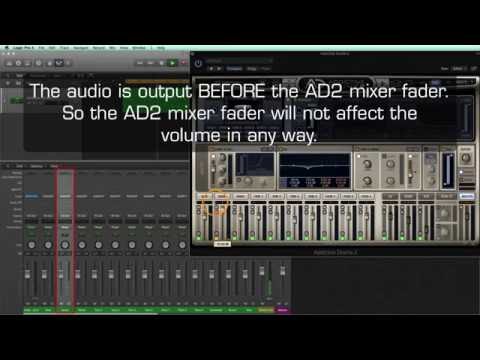 Separate Output modes in Addictive Drums 2