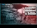 Syrian regime air strikes target Idlib residents