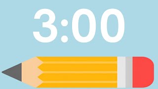 3-Minute Back to School Timer ⏰ | Classroom & Study Sessions