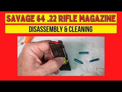 Savage Arms Model 64 .22LR rifle Magazine Disassembly and Cleaning #savagearms