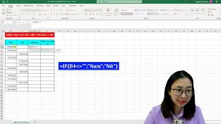 Mẹo ghép 2 cột dữ liệu thành 1 cột trong Excel | Nguyễn Thị Hường
